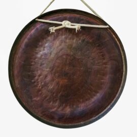 Gong en Bronze Gravé de Mandala pour l&rsquo;Éveil Spirituel