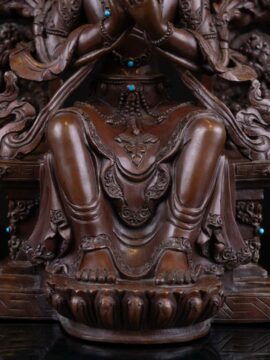 Statue en cuivre de Maitreya Bouddha – Embodement de l&rsquo;amour et de la compassion