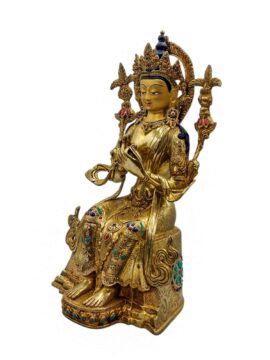 Statue en cuivre de Maitreya Bouddha – Un symbole d&rsquo;amour et de compassion