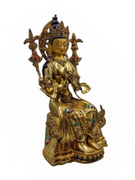 Statue en cuivre de Maitreya Bouddha – Un symbole d&rsquo;amour et de compassion