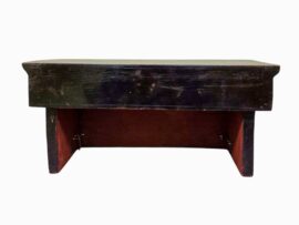 Table de rituel tibétain pliante en bois