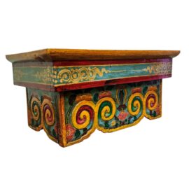 Table rituelle pliante en bois tibétain