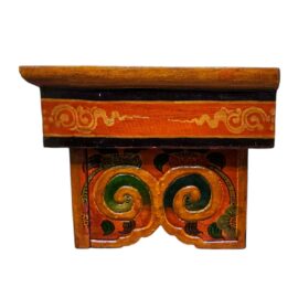 Table rituelle pliante en bois tibétain
