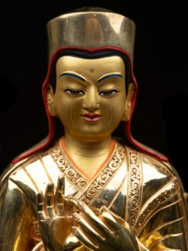 Statue en cuivre de Sakya Pandita Kunga Gyaltsen