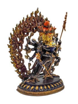 Chakrasamvara Copper Statue &ndash; 18 cm Tantric Deity