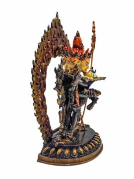 Chakrasamvara Copper Statue &ndash; 18 cm Tantric Deity