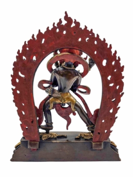 Chakrasamvara Copper Statue &ndash; Chocolate Oxidized Finish