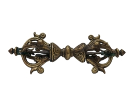 Brass Dorje Vajra &ndash; Indestructible Power Symbol