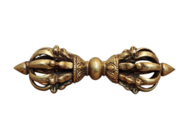 Brass Dorje Vajra for Spiritual Strength