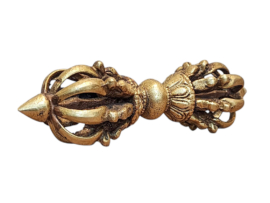 Brass Dorje Vajra for Spiritual Strength