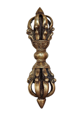 Brass Dorje Vajra for Spiritual Strength