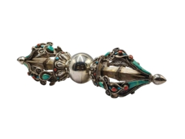 Sterling Silver Dorje: Symbol of Wisdom Power