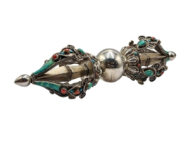 Sterling Silver Dorje: Symbol of Wisdom Power