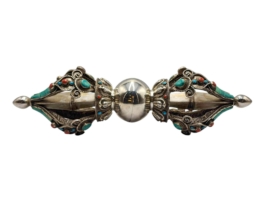 Sterling Silver Dorje: Symbol of Wisdom Power
