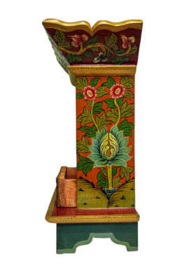 Boîte Chesum tibétaine – Bois façonné à la main