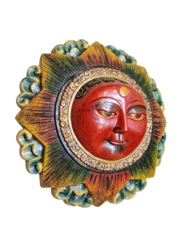 Tanka en bois accroché au mur de Vajrayana