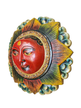 Tanka en bois accroché au mur de Vajrayana