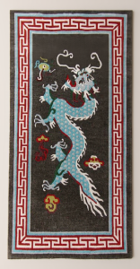 Blue Tibetan Dragon Carpet