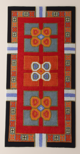 Tibetan Rug with flowers