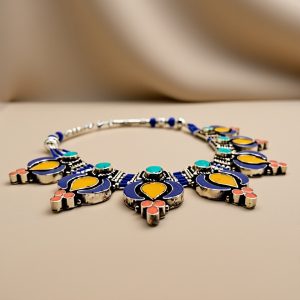 Tibetan Stone Beaded Necklace for Spiritual Growth