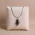 Hematite Stone Bead Chain Necklace, handmade in Nepal by skilled artisans, promotes emotional balance and tranquility, guiding you on your path to inner peace.