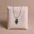 Handmade in Nepal by skilled artisans, this Malachite Stone Bead Chain Necklace embodies the essence of creativity and emotional balance, guiding you on your journey of inner strength.