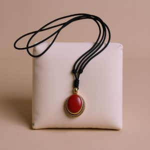 Coral Pendant Necklace for Inner Peace