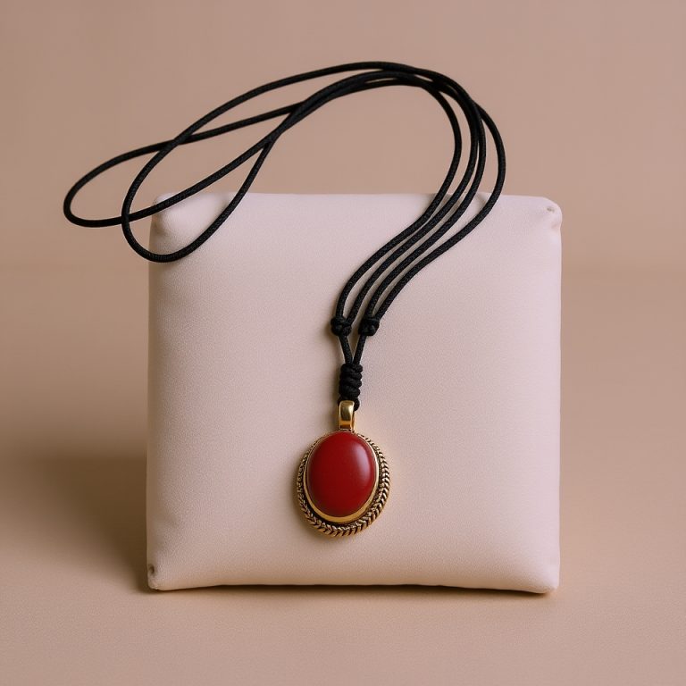 Coral Pendant Necklace for Inner Peace