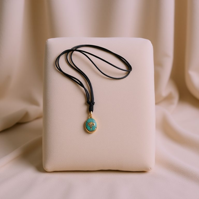 Buddha Eye Carved Pendant Necklace