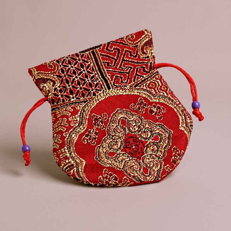 Silk and Cotton Mala Preservation Bag