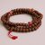 Handmade in Nepal by skilled artisans, this Antique Inlay Bodhi Seed Prayer Mala connects you to spiritual wisdom and protection, enhancing your meditation practice with its sacred presence.