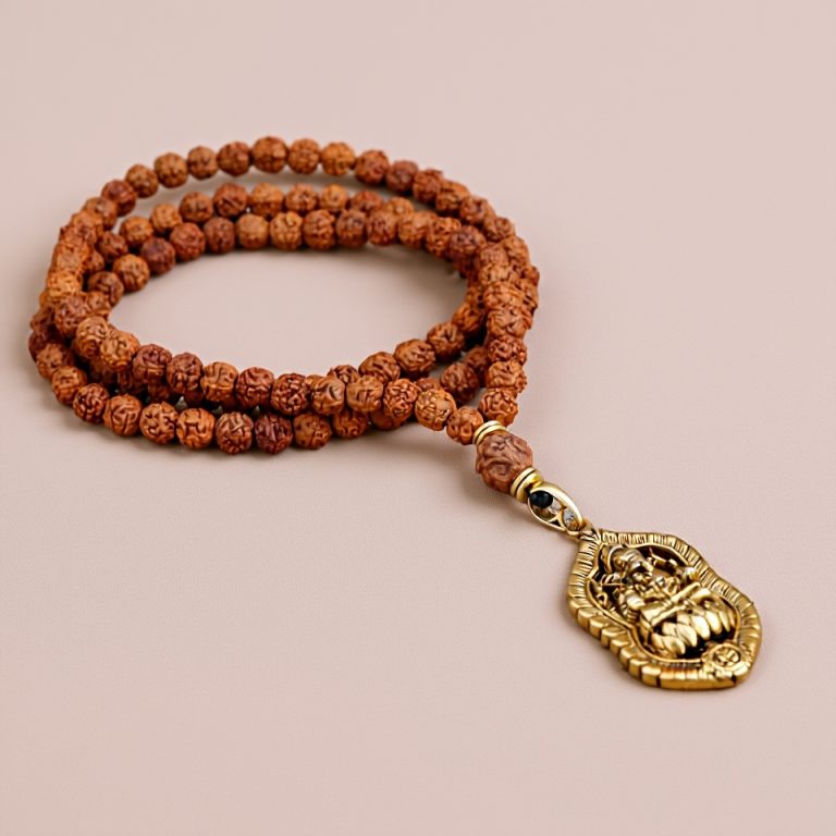 Ganesha Rudraksha Bead Mala