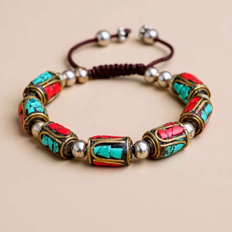 Copper and Zinc Brass Wrist Mala