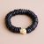 This handmade wrist mala, crafted from dark yak bone and adorned with skull beads, embodies the teachings of impermanence, inviting reflection and mindfulness. Made by skilled artisans in Nepal.
