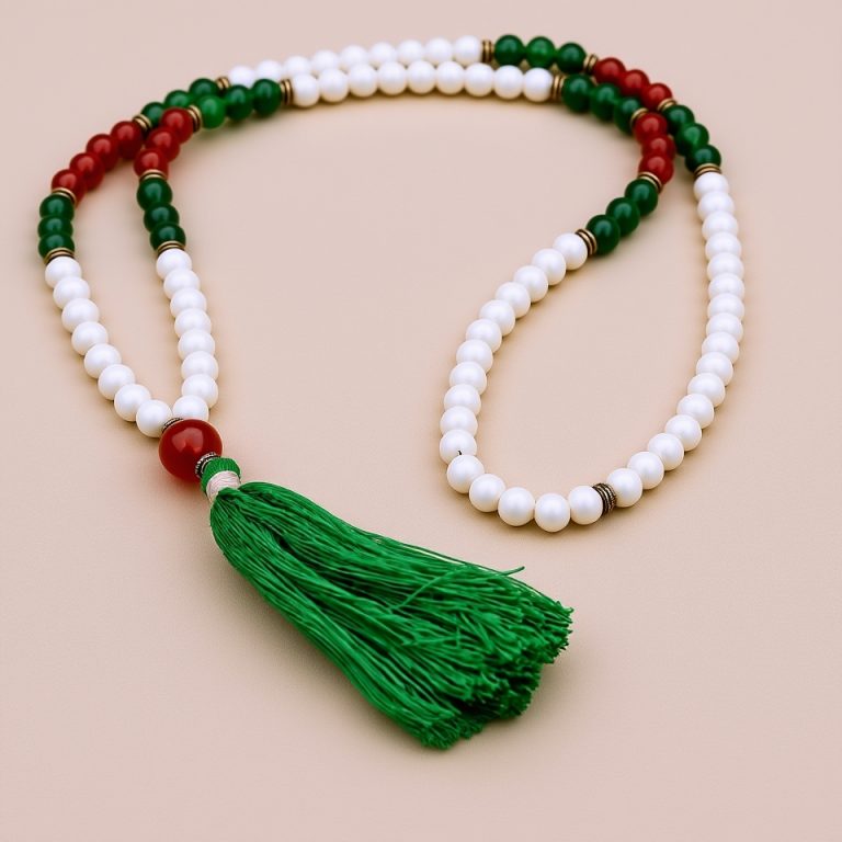 Conch Shell Prayer Mala for Spiritual Growth