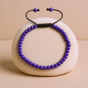 Amethyst Stone Wrist Mala for Spiritual Growth
