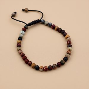 Jasper Stone Wrist Mala for Spiritual Practice