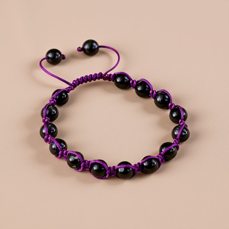 Amethyst Hand Knotted Wrist Mala