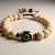 The Brown Jasper Stone Wrist Mala with Dzi Bead, handmade in Nepal by skilled artisans, serves as a powerful tool for protection and inner strength on your spiritual journey.