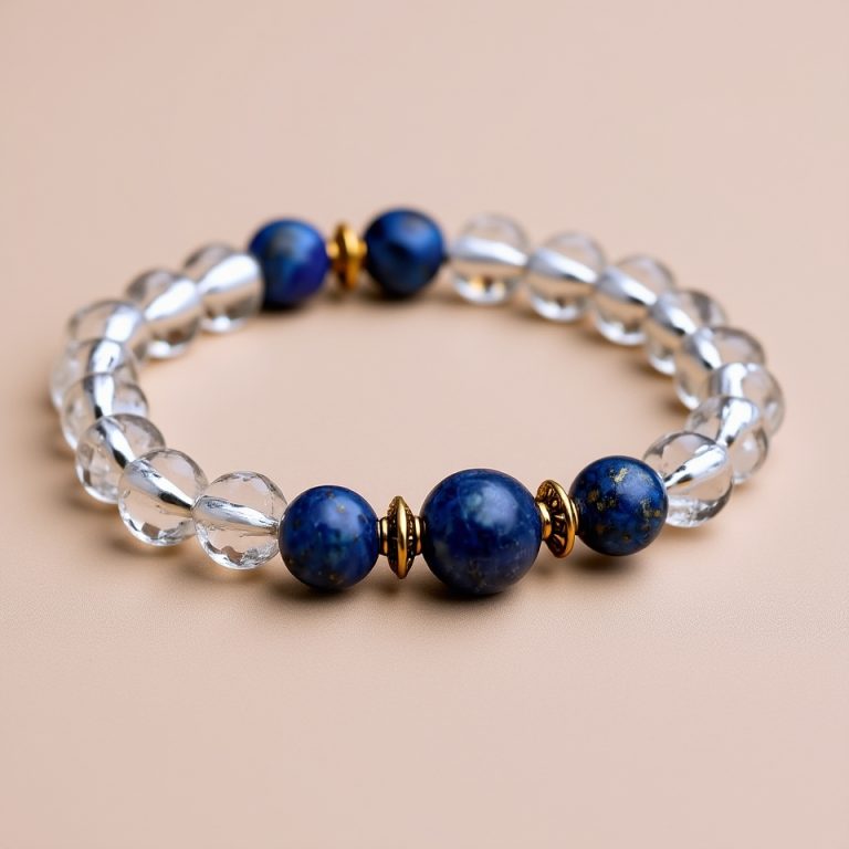 Cutting Crystal Meditation Wrist Mala