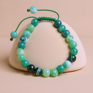 Green Agate 108-Bead Wrist Mala
