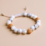 Handmade in Nepal by skilled artisans, this Howlite Stone Wrist Mala supports meditation and fosters patience, connecting you to the spiritual essence of the Himalayas.