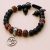 Handmade in Nepal by skilled artisans, this wrist mala features Matte Onyx and Rudraksha beads, embodying spiritual significance and serving as a companion on your journey towards inner peace.