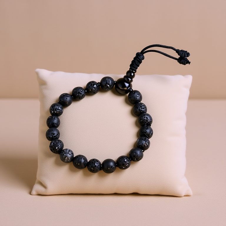 Lava Stone Hand-Knotted Meditation Mala
