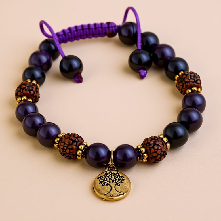Tree of Life Lapis Lazuli Wrist Mala
