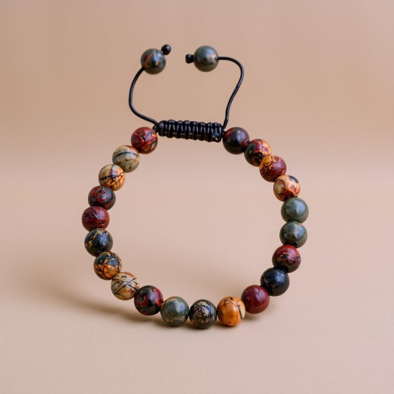 Red Picasso Jasper Spiritual Wrist Mala