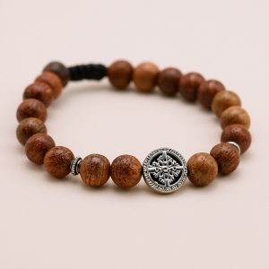 Double Dorjee Bayong Wood Wrist Mala