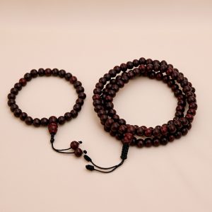 Rose Wood Prayer Mala for Meditation
