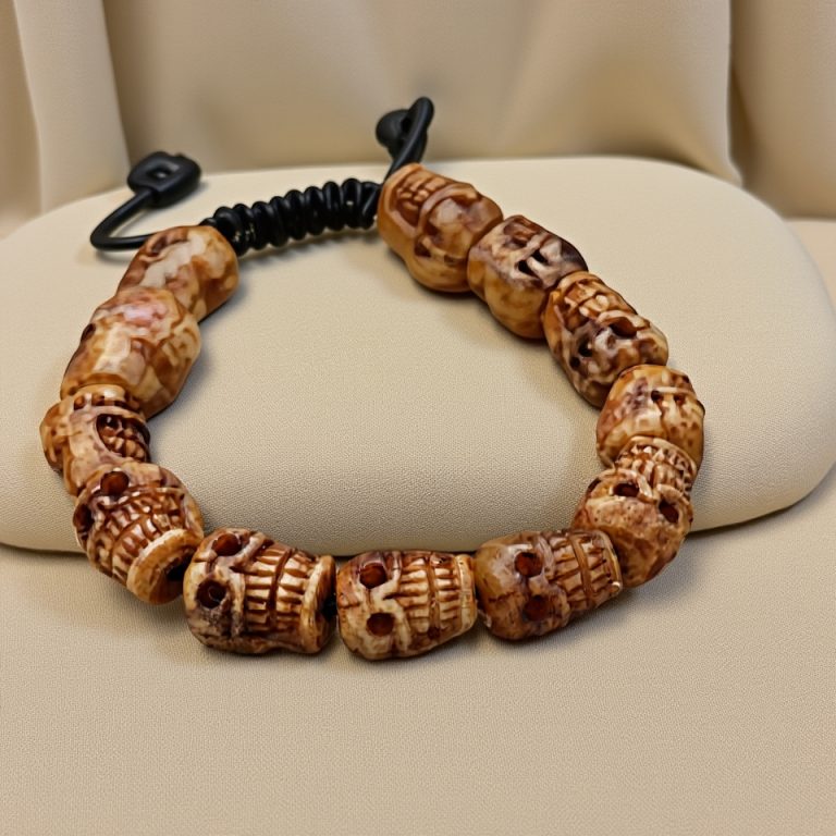 Skull Stone Calming Wrist Mala