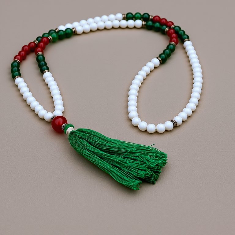 Conch Shell Prayer Mala for Spiritual Growth
